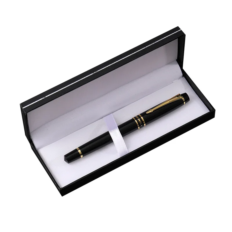 

Business Black Metal Adult Fountin Pen Gift Box for Gifting Calligraphy Practice, High-End Office Business Cute Pens Stationery