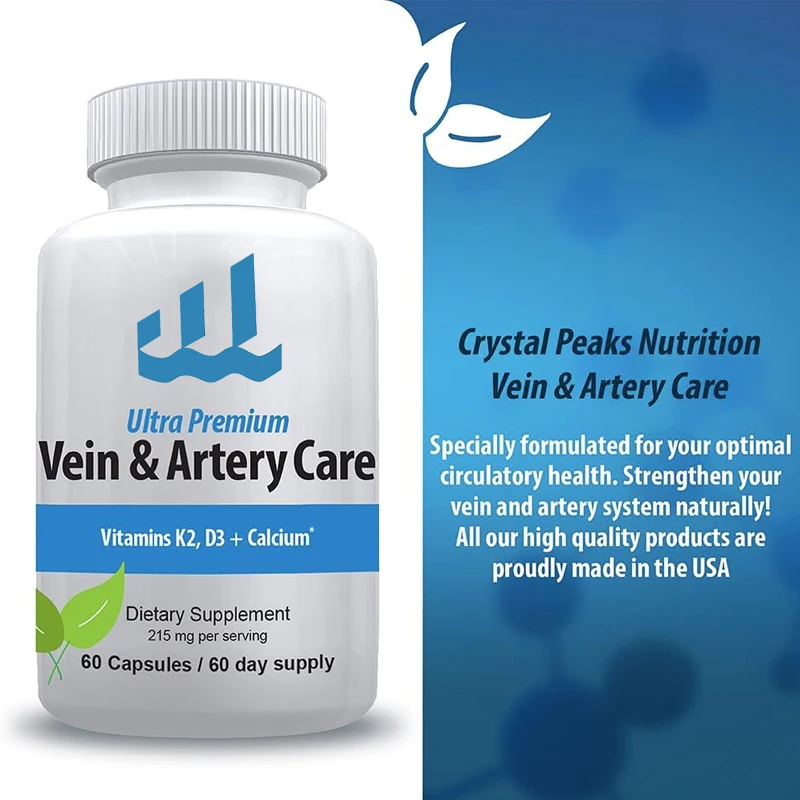 Nutritional Venous and Arterial Care - Male and Female Supplements - Circulation and Venous Support - Supporting Skeletal Health