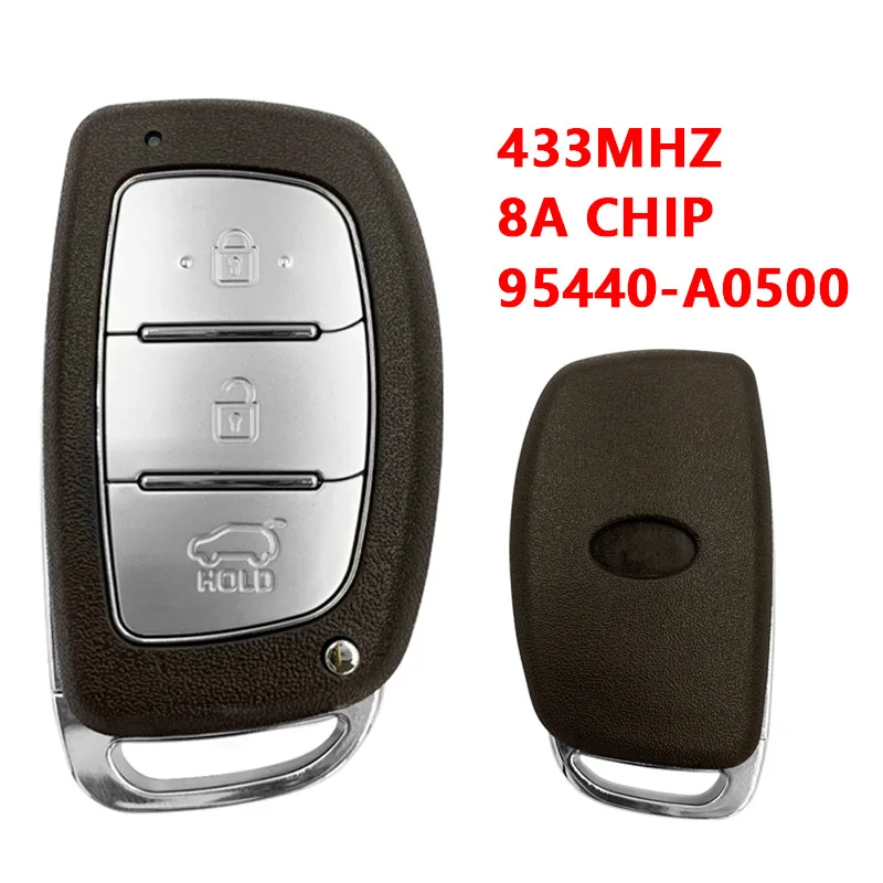 

DIYKEY Smart Keyless Go дистанционный автомобильный брелок 433 МГц 8A чип для Hyundai Creta 2016 2017 2018 2019 Артикул: 95440-A0500