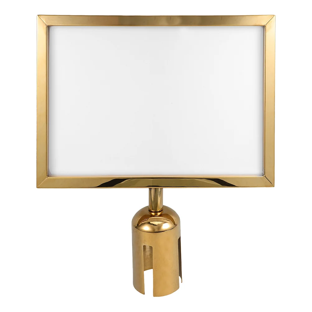 Stanchion Holder A3 Stainless Steel For Crowd Control Display Display Holder Stanchion Post Sign Support Traffic Safety Sign