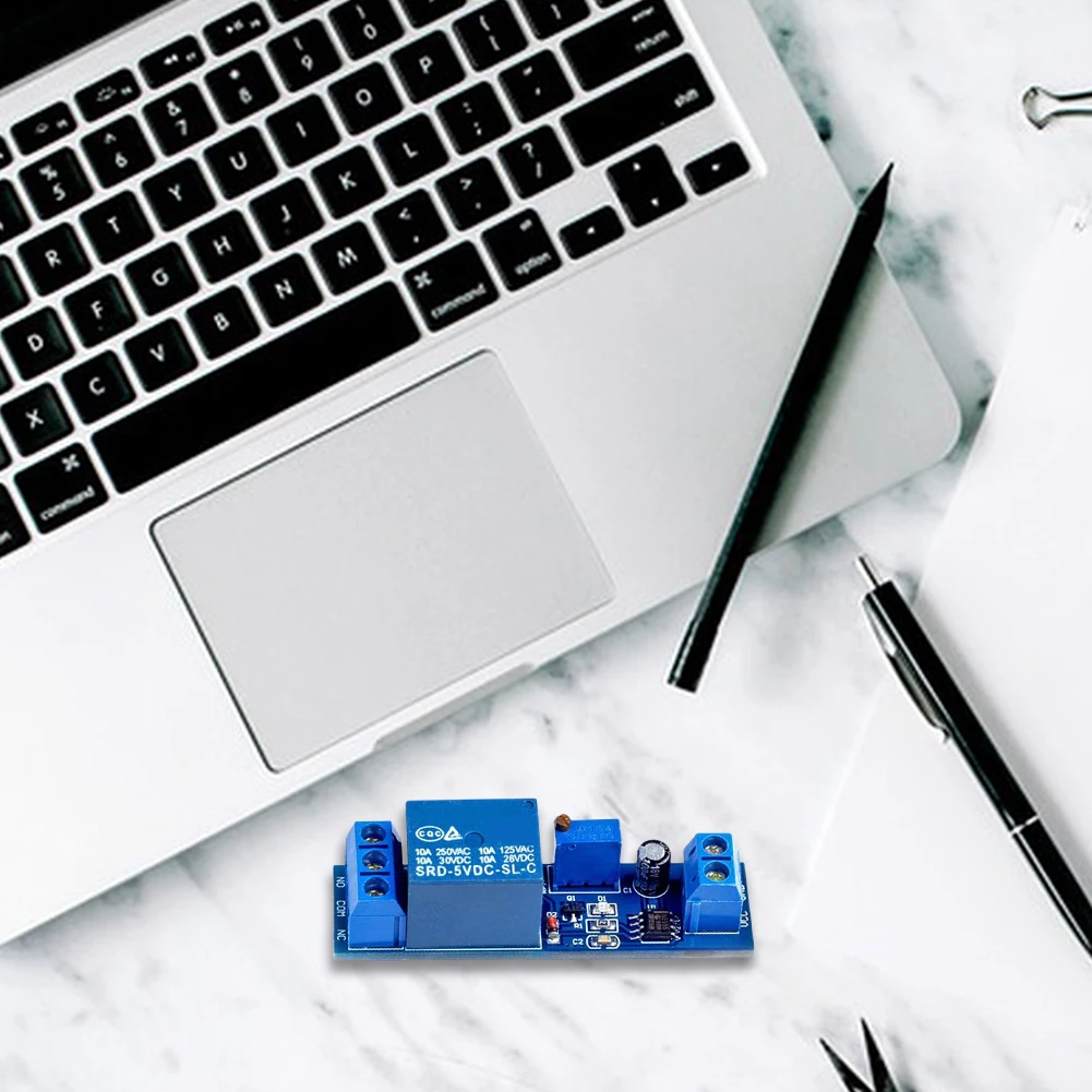 

NE555 Timer Switch Adjustable Module Monostable Switch Delay Connect Disconnect Relay Module Automotive Electrical Delay