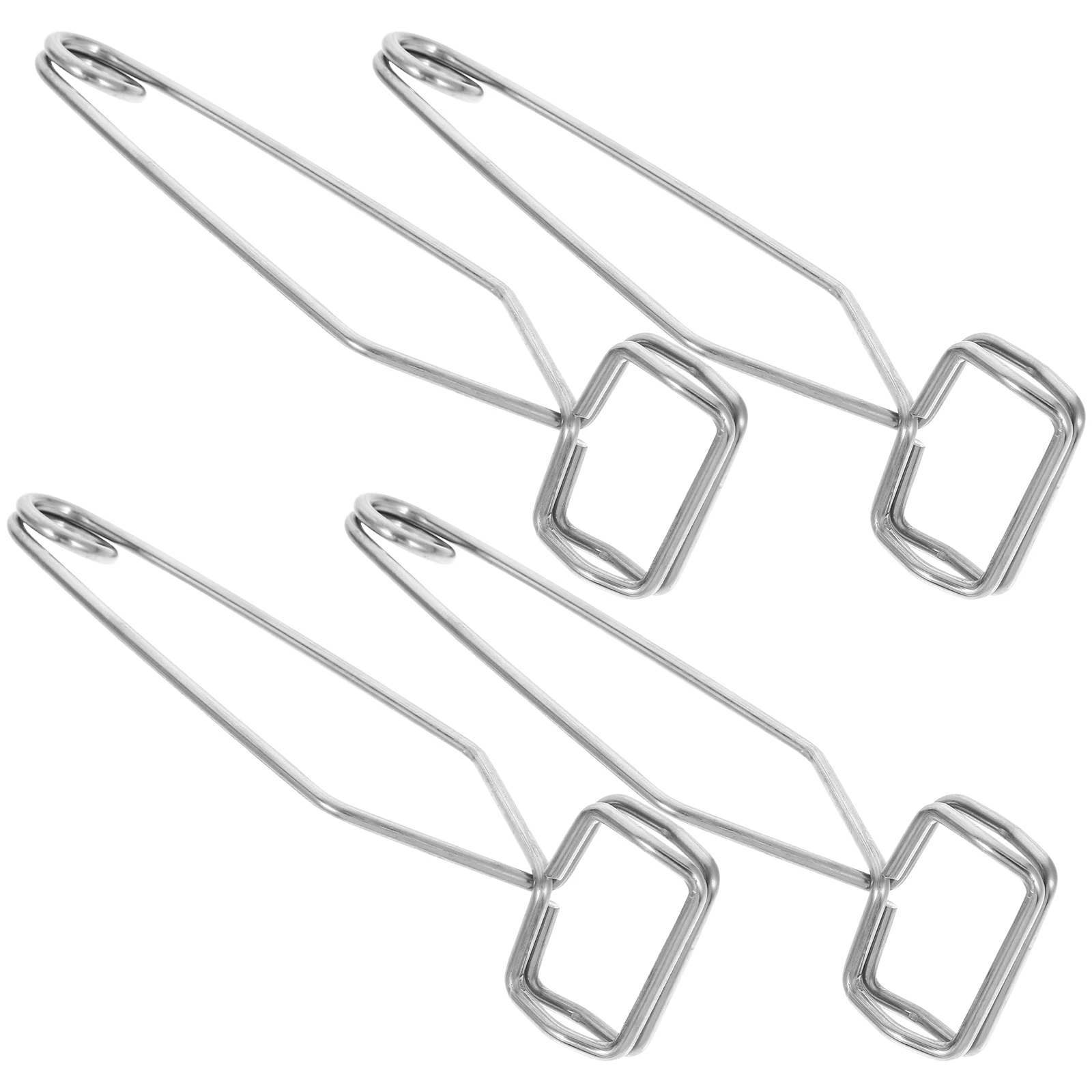 

4 PCS Lab Test Tubes Experiment Testing Holder Small Spring Clamps Mini Springs