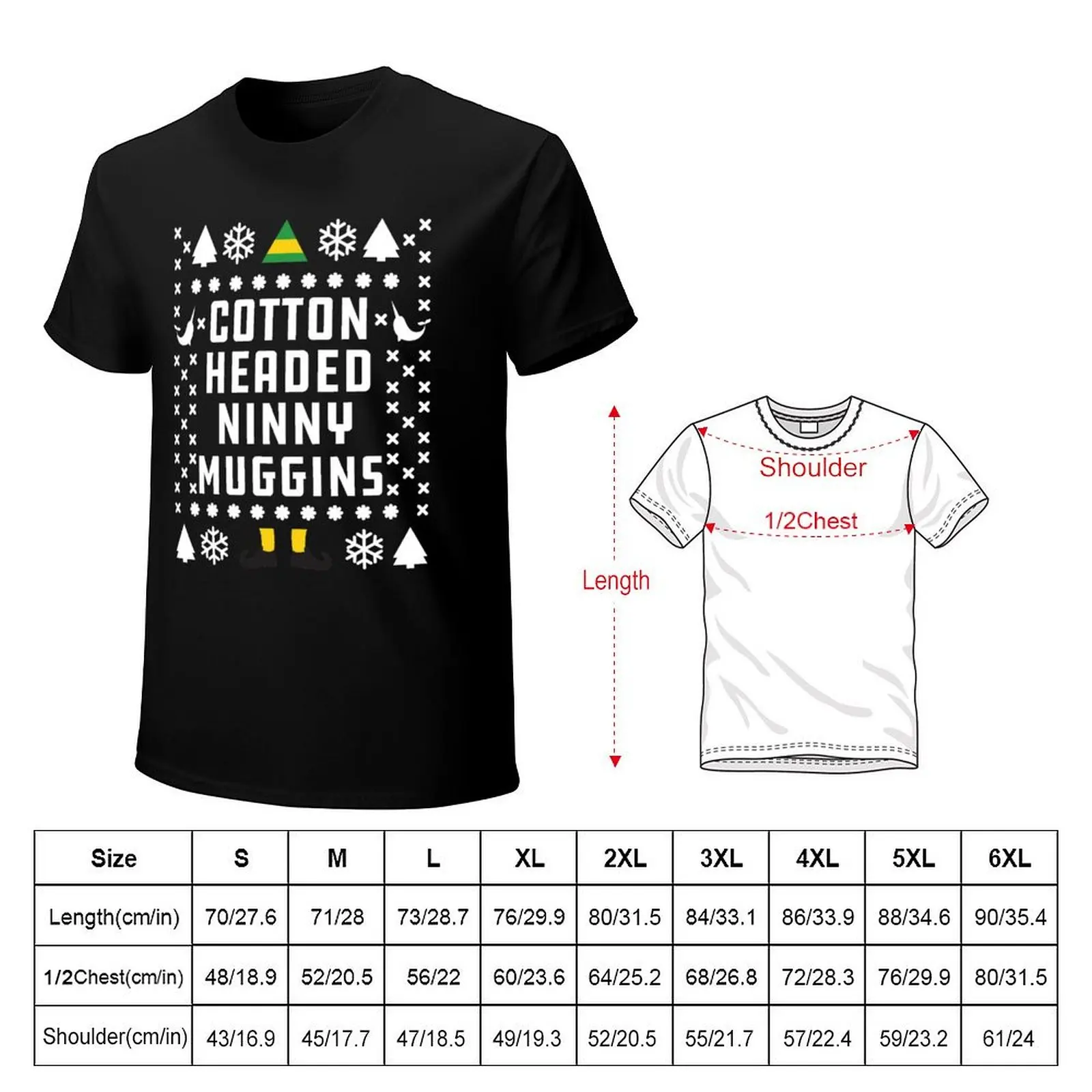 Cotton Headed Ninny Muggins T-Shirt Anti-Wrinkle Short Sleeve T-Shirt