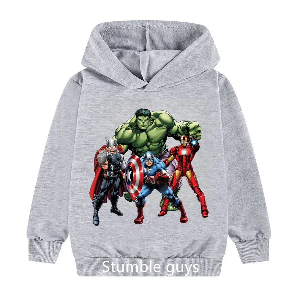 

Marvel Boys' Hoodie Spring Avengers Print Comfortable Hoodie Loose Edition