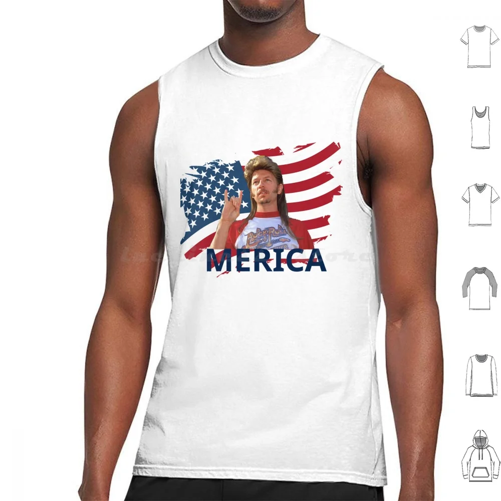 Funny Joe Dirt Merica Mullet Fans Men Women Tank Tops Vest Sleeveless Funny Joe Dirt Merica Mullet Fans Men Women Dig It Joe