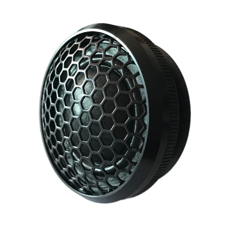 Factory Aluminum Car Audio Tweeters Speaker With Grill 4ohm 28-core dome silk membraneTweeter Speakers for Cars(1pcs speaker)