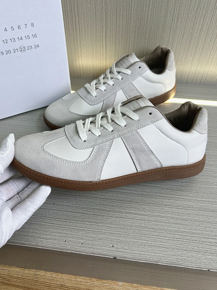 Classic Is Very Versatile! Tendon Non-slip Soft Bottom! Men's and Women's COUPLE'S Retro Trendy Casual Sneakers German Traini...