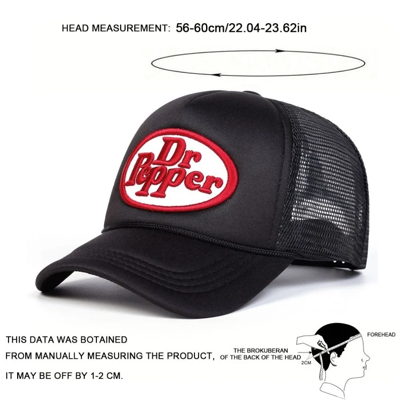 New Unisex Letter Embroidery Baseball Net Caps Spring Summer Outdoor Casual Hip Hop Hat Sun Hat Versatile Street Fashion Trucker