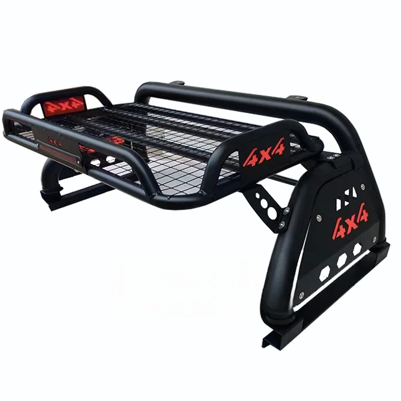 Hot Selling Heavy Duty Black Powder Coated Steel Sport Roll Cage with Basket Tuning 4x4 Off-Road for F-150 Triton Pickup