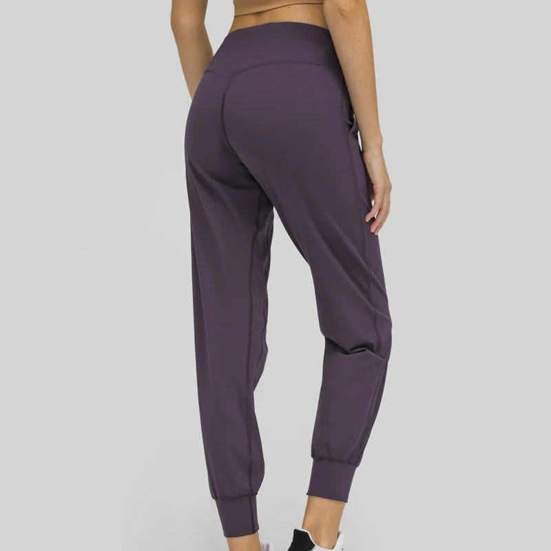 Nepoagym-pantalones de chándal de cintura alta para mujer, pantalón de chándal ligero para correr, entrenamiento, Tapered, para Yoga y salón