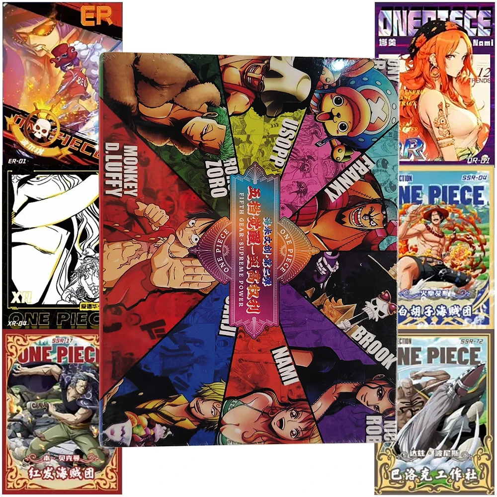 Fantasy Adventure Battle Anime One Piece Collection Card Boy and Girl Hobbies Card Peripheral Exquisite Design Entertainment Toy