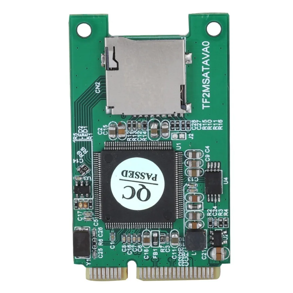 

30x50mm Micro SD TF Card Adapter Embedded Design Stable Performance Mini PCI-E MSATA Adapter Portable Micro SD To MSATA Adapter