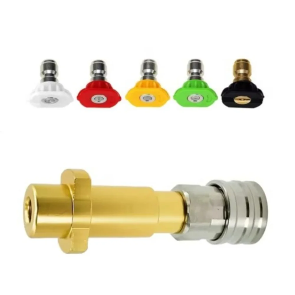 For Foam Cannons And Wands Standard Interface Converter 14 Inch Quick Connect Adapter For Car Washing Rated For 4000 PSI