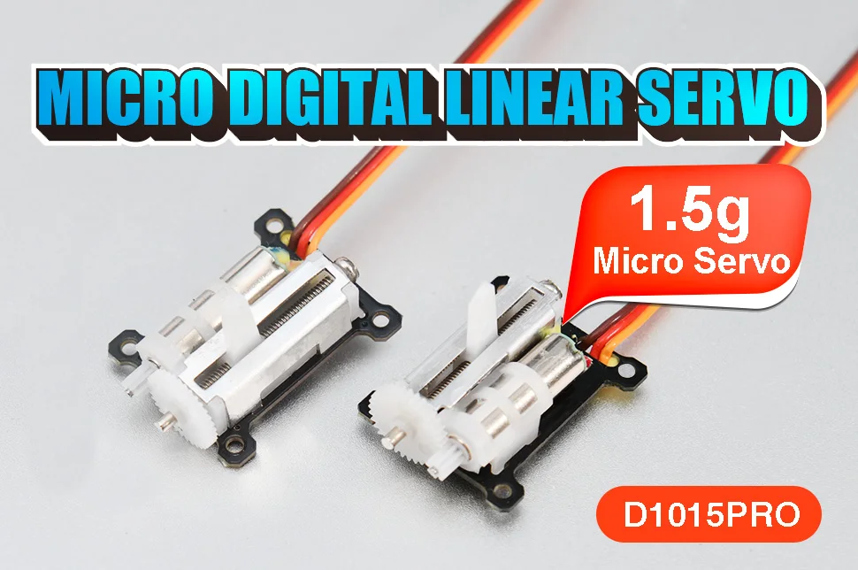 AFRC D1015PRO 1,5 g großes 9 mm Micro Digital Linear Servo High Speed für Indoor 3D Flight Helicoper Flugzeug DIY – Detail 1