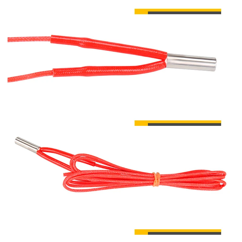 2pcs 12V 24V 30W 40W Cartridge Heater Extruder Heating Rod Tube Ceramic Extrusion 3D Printer Parts Hotend 1M Cartridge Heater