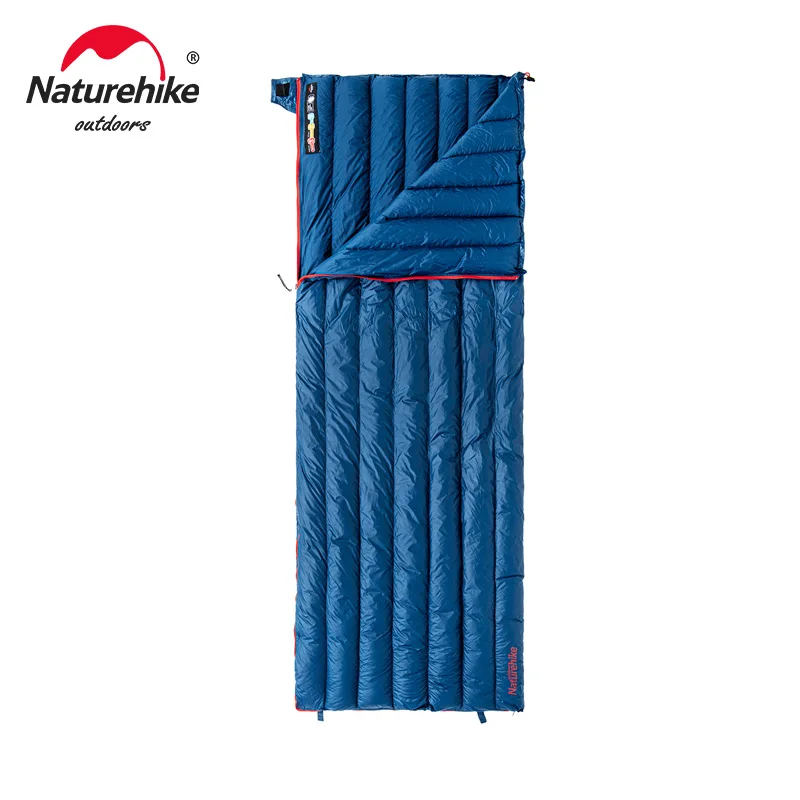 Naturehike CW280 Sleeping Bag Ultralight Duck Down Sleeping Bag Spring Travel Sleeping Bags CWM400 Hiking Camping Sleeping Bag