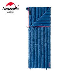 Naturehike CW280 Sleeping Bag Ultralight Duck Down Sleeping Bag Spring Travel Sleeping Bags CWM400 Hiking Camping Sleeping Bag