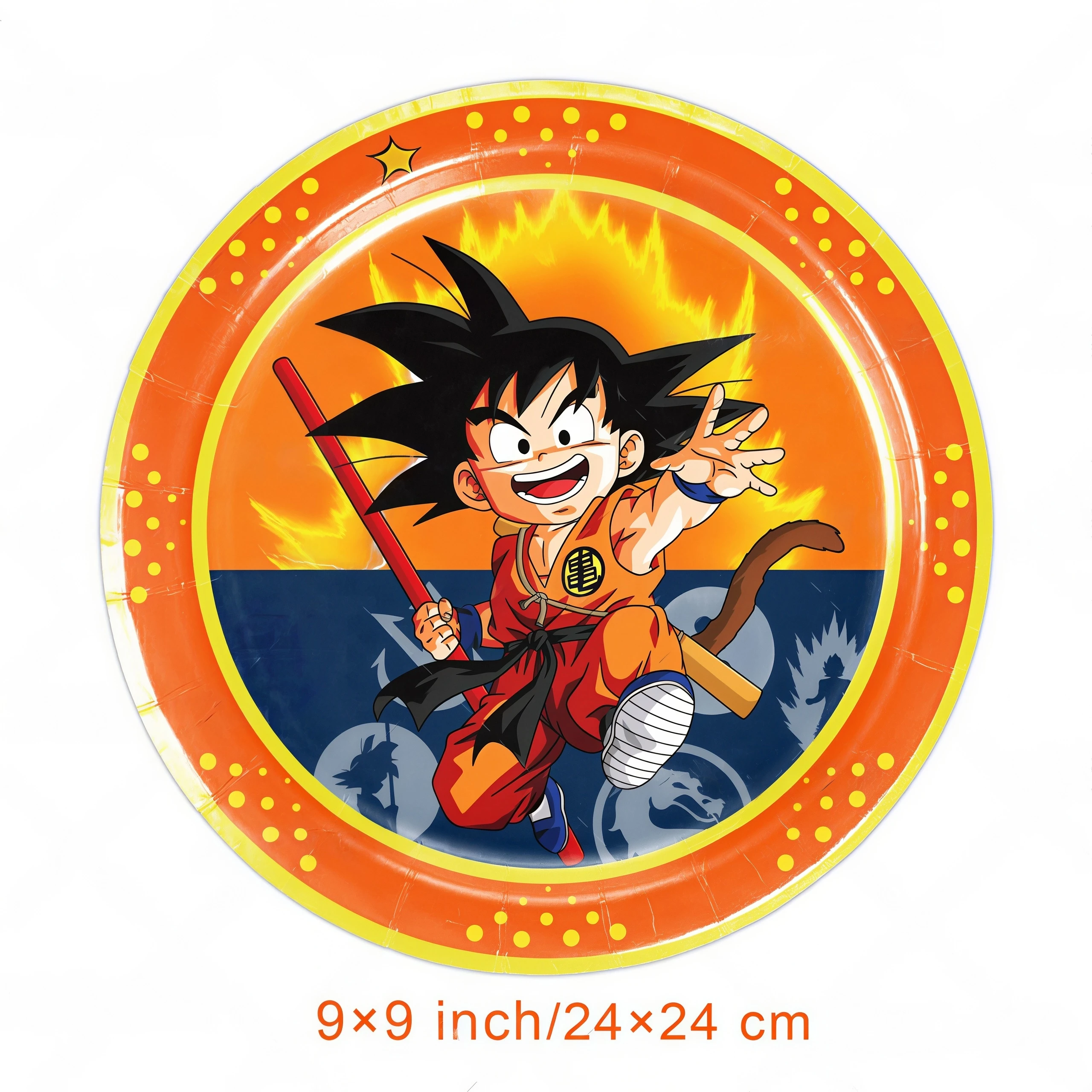 Dragon Ball Geburtstagsparty-Zubehör Son Goku Luftballons Pappbecher Teller Schlüsselanhänger Armbänder Jungen Party-Favoriten Geburtstagsdekoration – Detail 14