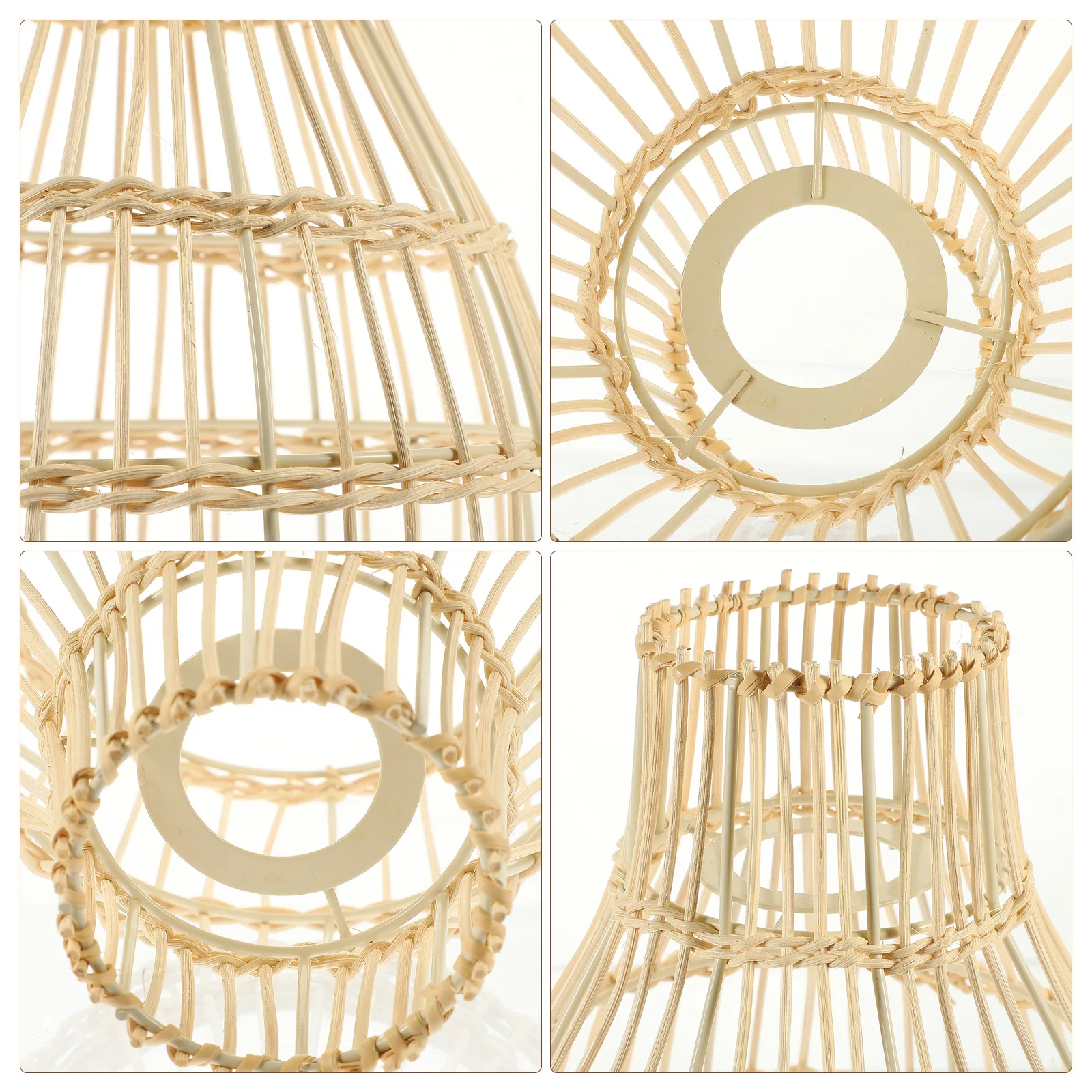 

Rattan Lampshade Light Cover Replacement Restaurant Lampshade Home Decor Bedroom Woven Lamp Shade Kitchen