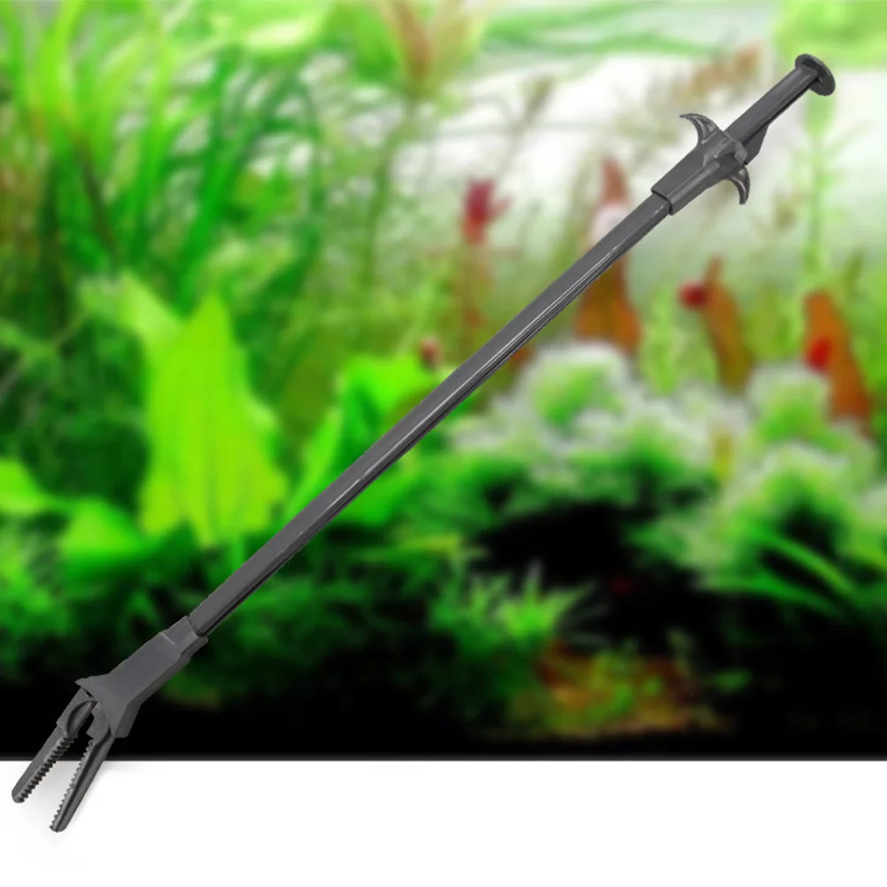 

Long Handle Feeding Clip Aquatic Plant Tweezers Multi Purpose Aquarium Water Grass Trimming Cleaning Tools For Fish Tanks