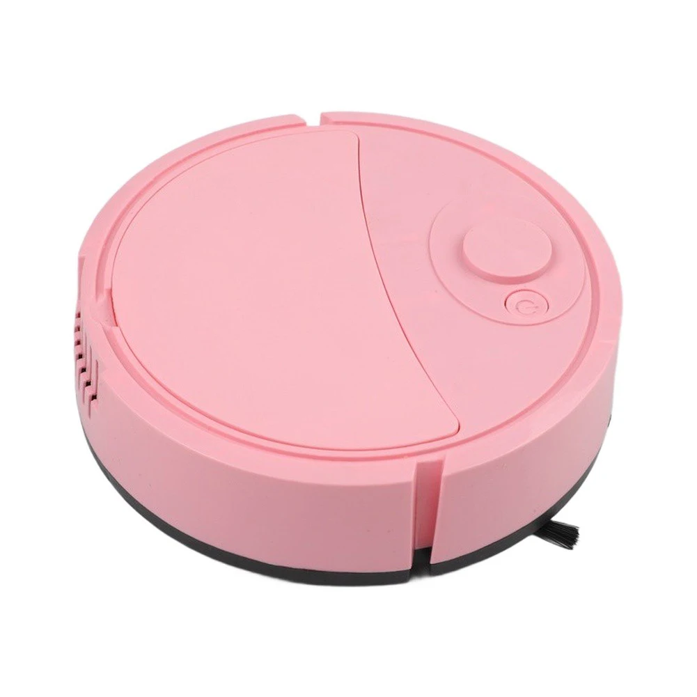 USB Charging Robot Vacuum Cleaner Black Robot Vacuum Cleaner Sweeping Suction Mopping Bilateral Side Brushes For Home Floor