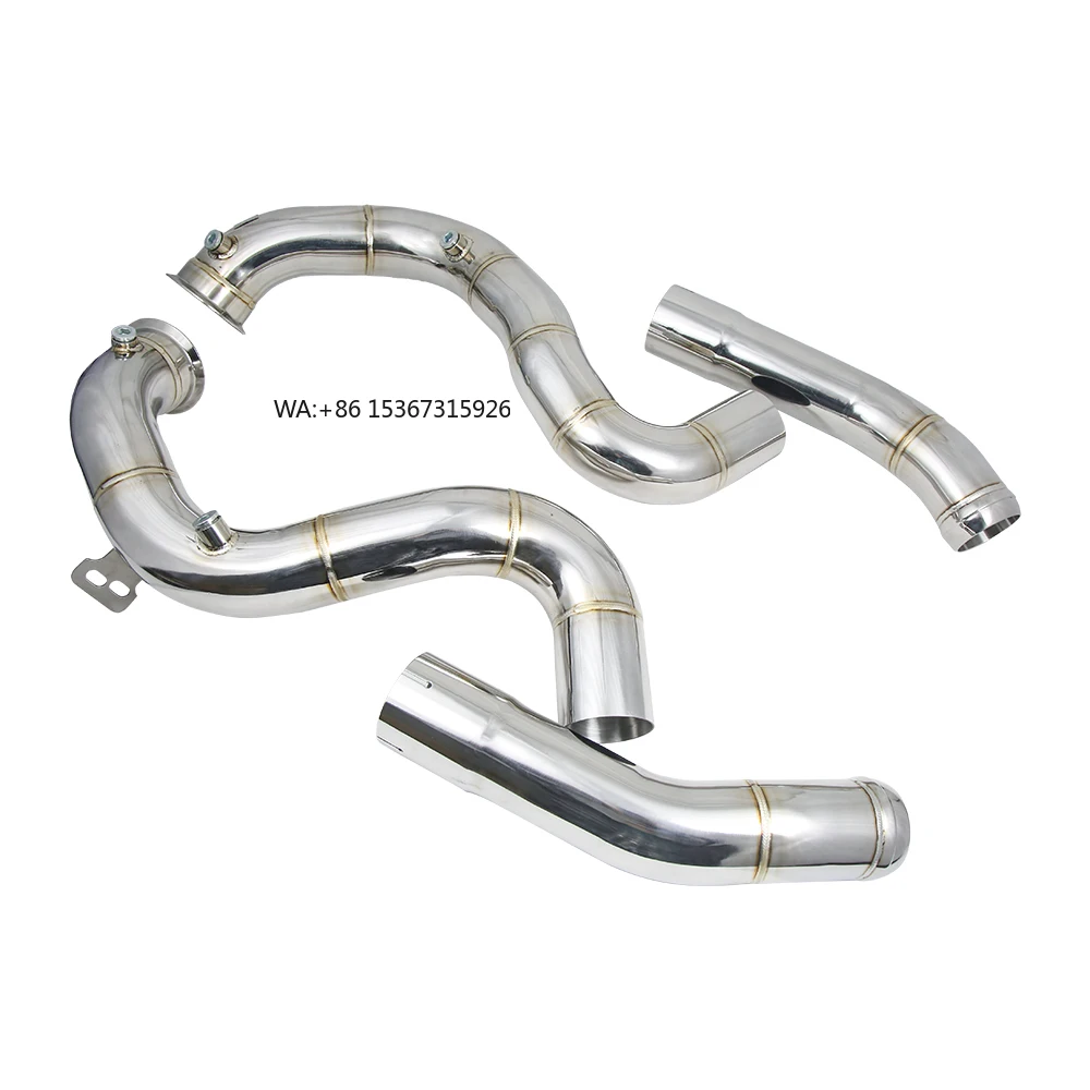 

Racing Exhaust Downpipe for C63 C63S AMG W205 M177 4.0T V8 Downpipe Test Pipe