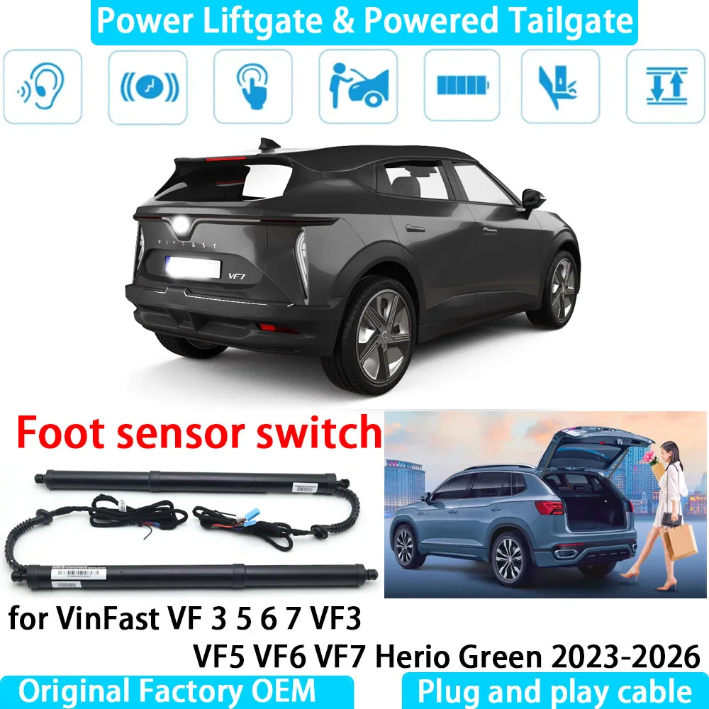 

for VinFast VF 3 5 6 7 VF3 VF5 VF6 VF7 Herio Green Automatic Electric Power Liftgate Powered Tailgate Strut Tail Gate System