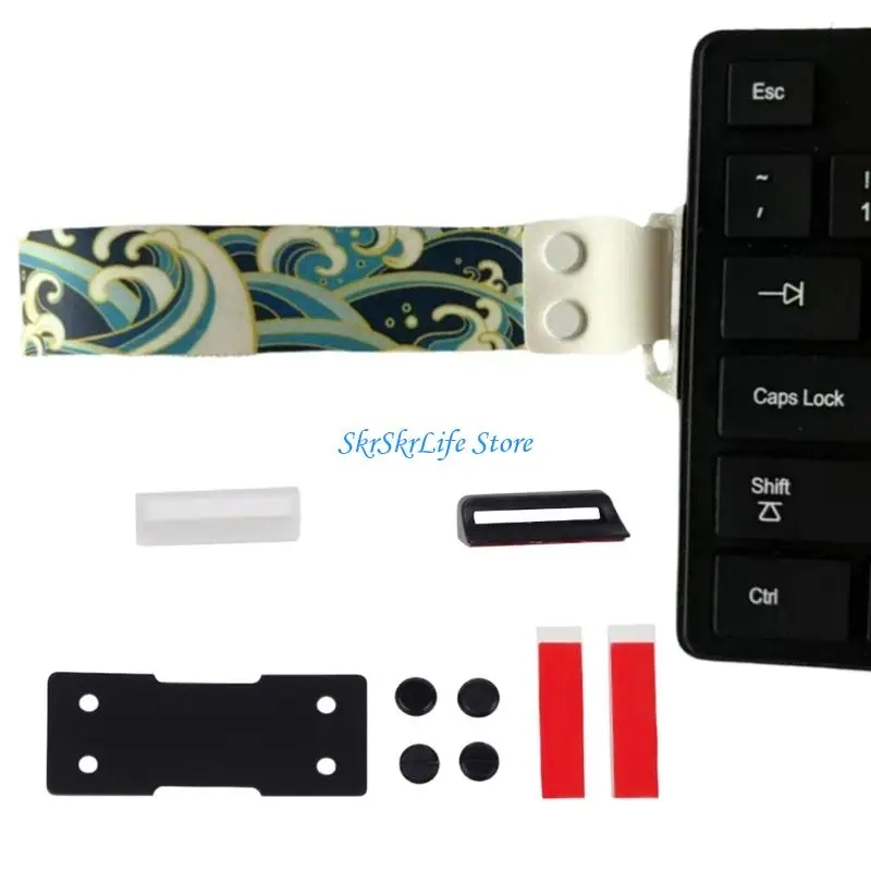 

E65E Compactly Keyboards Strap Band With AntiFall Protections Effortless Setups