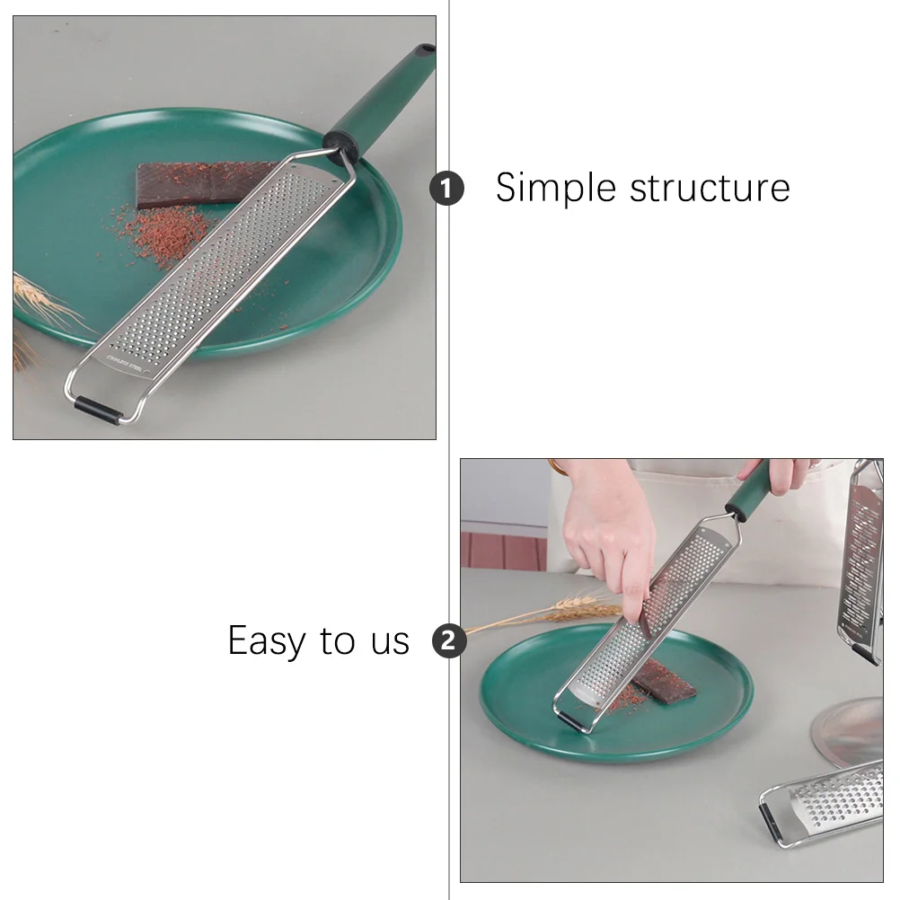 

1Pc Simple Structure Stainless Steel Grater Effortless Grating Carrot Cheese Kitchen Tool