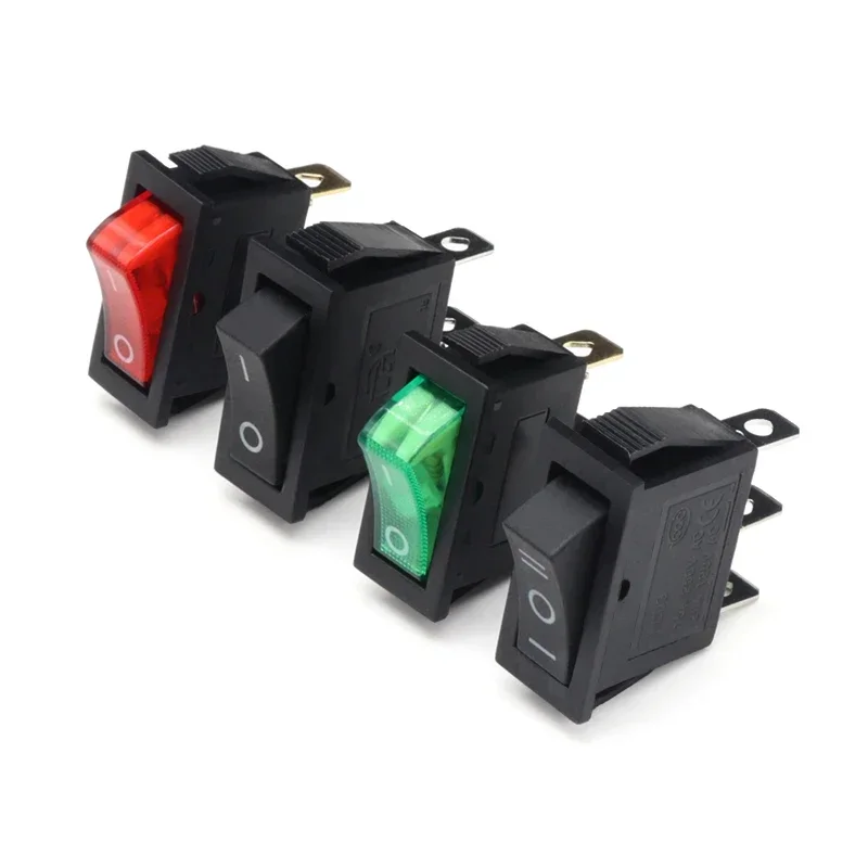 1/5/10pcs KCD3 Rocker Switch ON-OFF 2/3 Position 3 Pin Electrical Equipment  Light 16A 250V / 20A 125VAC Power Switches