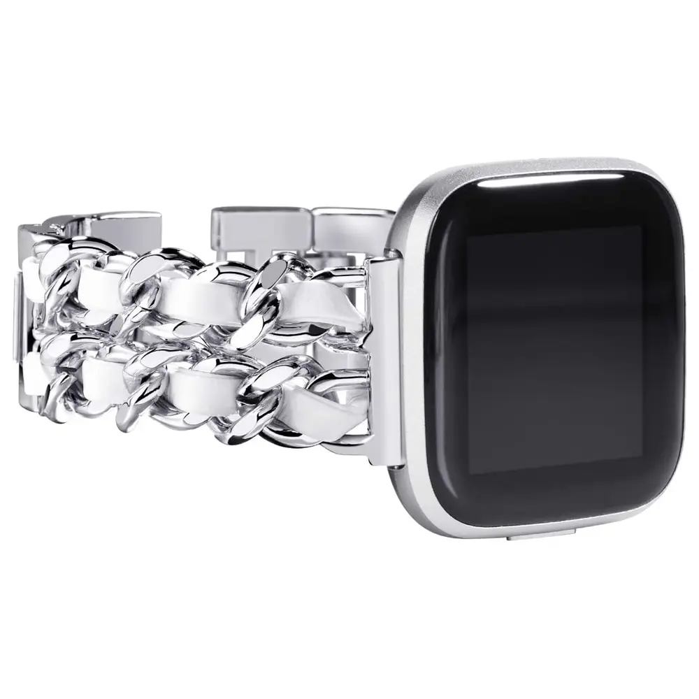 Dressy-pulsera para Fitbit Versa 4 3 Sense 2, correa de reloj inteligente para Fitbit Versa 2 Lite, cadena de eslabones