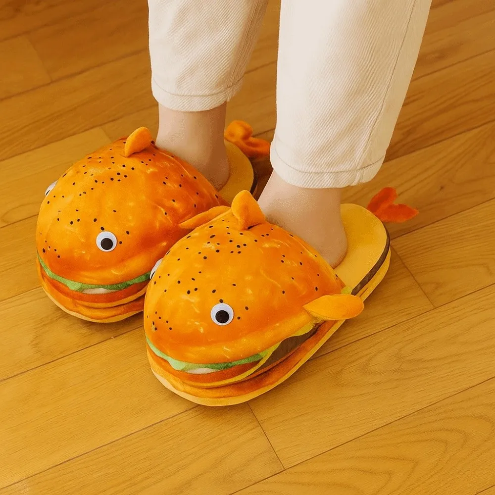 الفراولة كعكة الحوت إيفا الحوت القرش النعال لينة الإبداعية الحوت نعال قماش دافئ عدم الانزلاق الشتاء رقيق الشرائح الفتيات