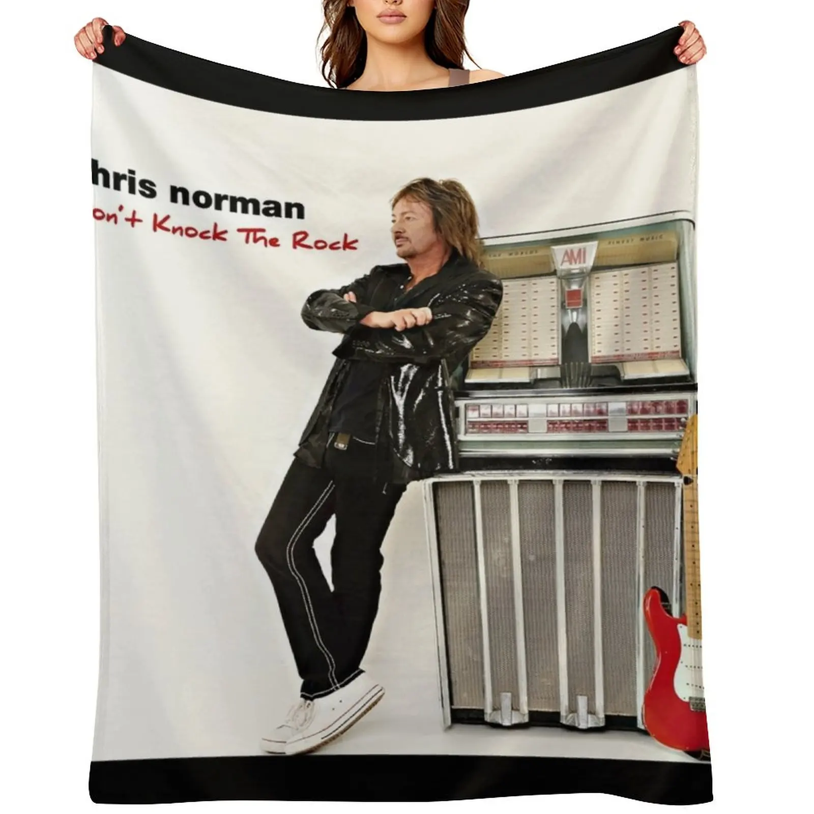 

Chris Norman dont knock the rock Throw Blanket Bed Cute Plaid Sleeping Bag blankets ands Blankets