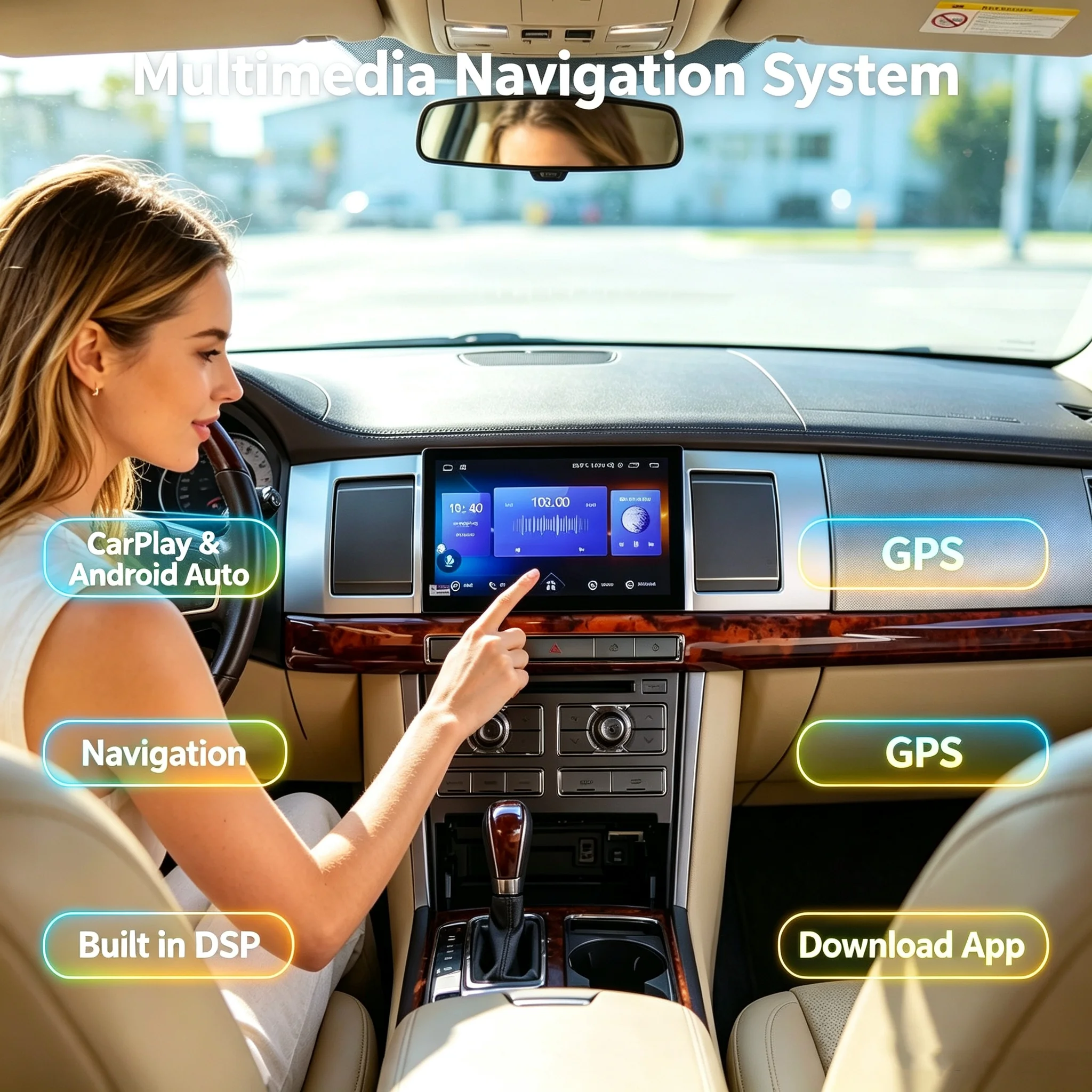 9-Zoll-Bildschirm für Jaguar XF X250 2008 - 2015 CarPlay Android 15 Autoradio GPS-Navigation Auto-Stereo-Multimedia-Player Haupteinheit