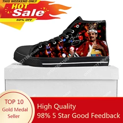 Freddie Mercury High Top High Quality Sneakers Mens Womens Teenager Canvas Sneaker Casual Custom Made Shoes Customize DIY Shoe