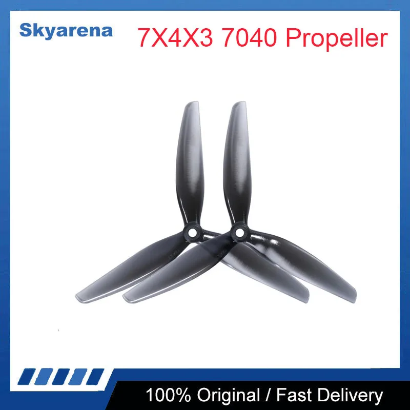 HQprop HQ 7X4X3 7040 Propeller 7*4 3-Blade Prop CW & CCW 7inch For RC DIY FPV Racing Drone 2pairs