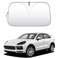 Car Window Sunshade Cover Sun Shade Windshield Visor Protector Windscreen For Porsche Cayenne 955 957 958 9PA 92A Turbo S GTS