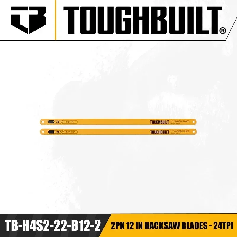 Toughbuilt-lâminas de Serra de Mão Ferramentas Manuais 24tpi Tb-h4s222-b12-2 2pk 12 Pol