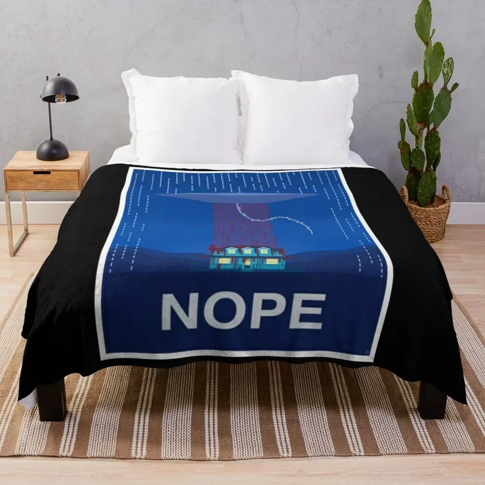 

NOPE MOVIE Throw Blanket Soft Warm Blanket Gift for Men Women Adults