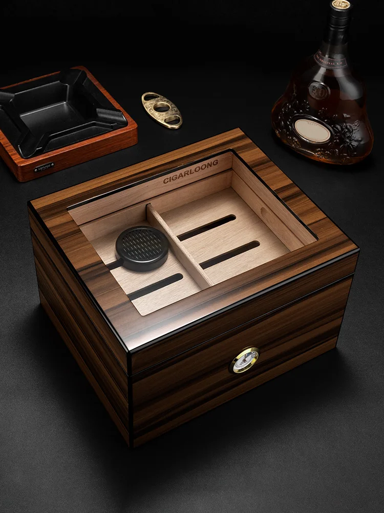 scatola-per-sigari-in-legno-di-cedro-grande-capacita-porta-sigari-cubani-con-umidificatore-due-strati-per-conservazione-dell'umidita-coltello