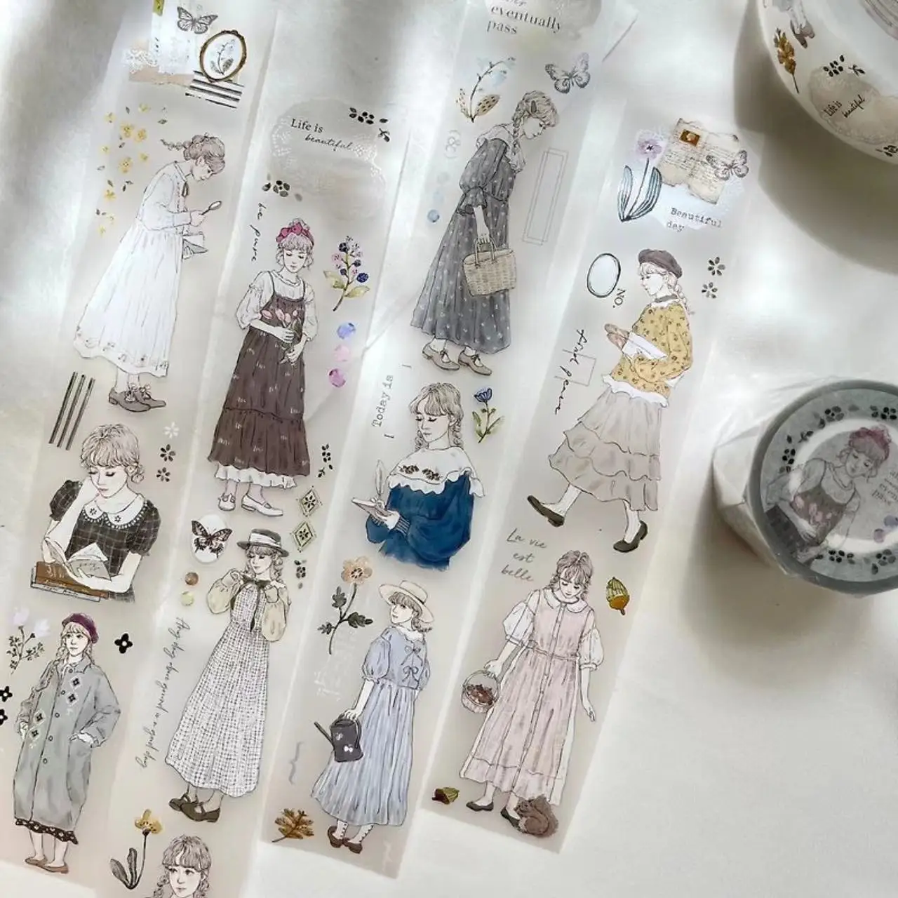 Taiwan Pion Forest System/flower Cloth/blossoming, Seal, Tape