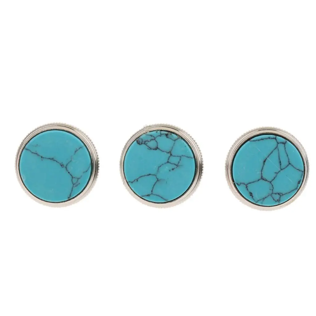 

3pieces High Compatibility Easy Installation Trumpet Exquisite Craft Finger Buttons Smooth Line