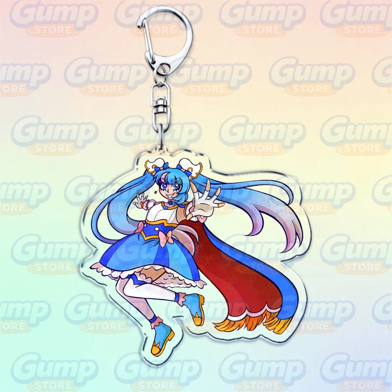 Sweet Anime Cure Hirogaru Sky Keychains Bag Charms Soaring Magical Hero Girl Keyings Jewelry Fans Friends Gifts