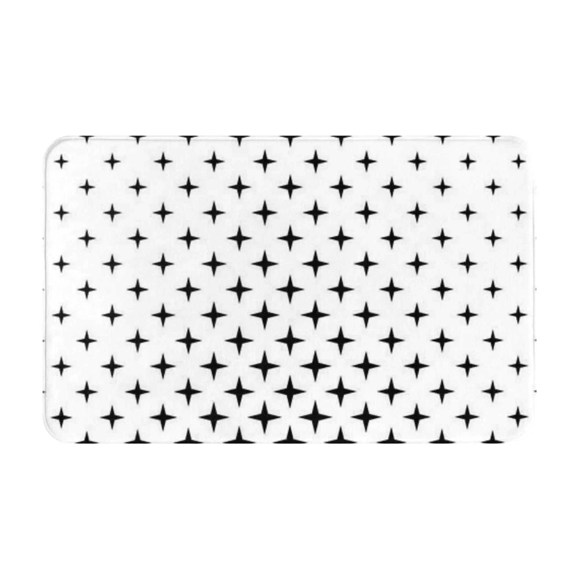 Black White Halftone Dot Gradient Pattern Non-slip Doormat Bedroom Mat  Indoor ModernDecor