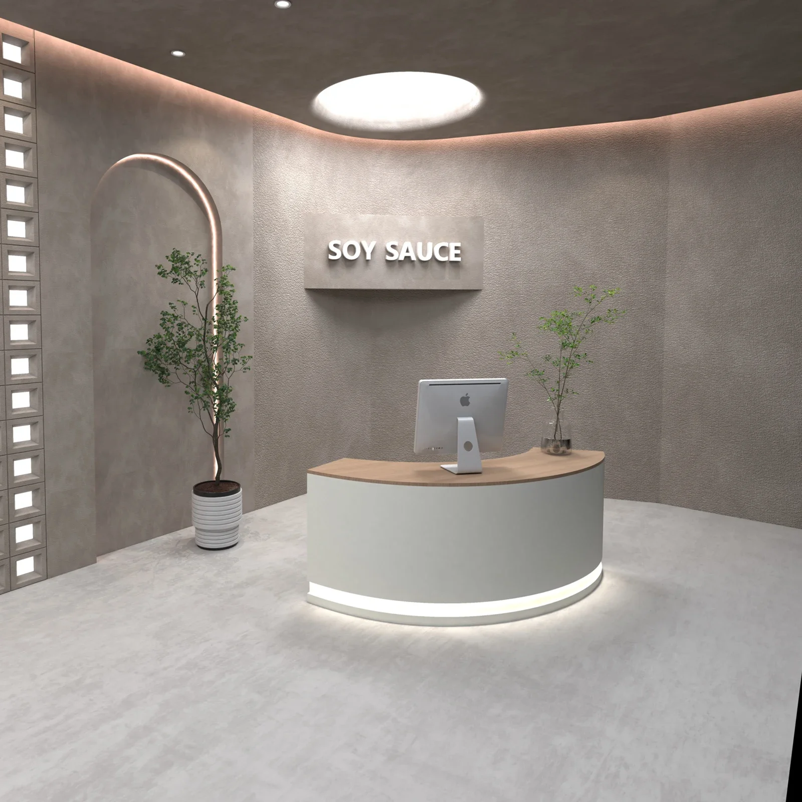 

Beauty Salon Luxury Reception Desks Modern Accessories Reception Desk Accessories Escritorio Commercial Furniture