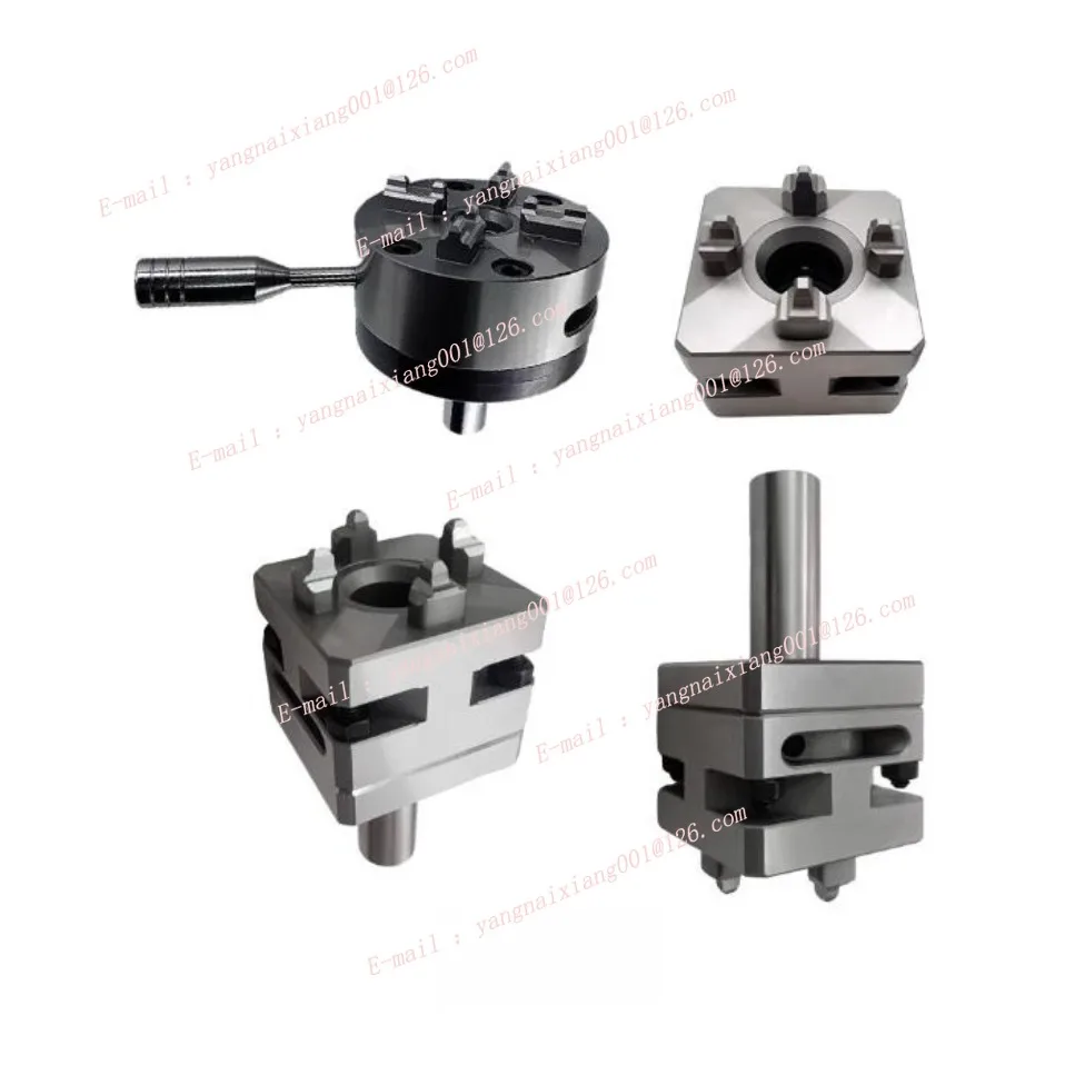 56mm D100 0.002 Precision CNC Carving Small Manual Chuck Square Electrode Holder for EDM Spark Machines ER Collet