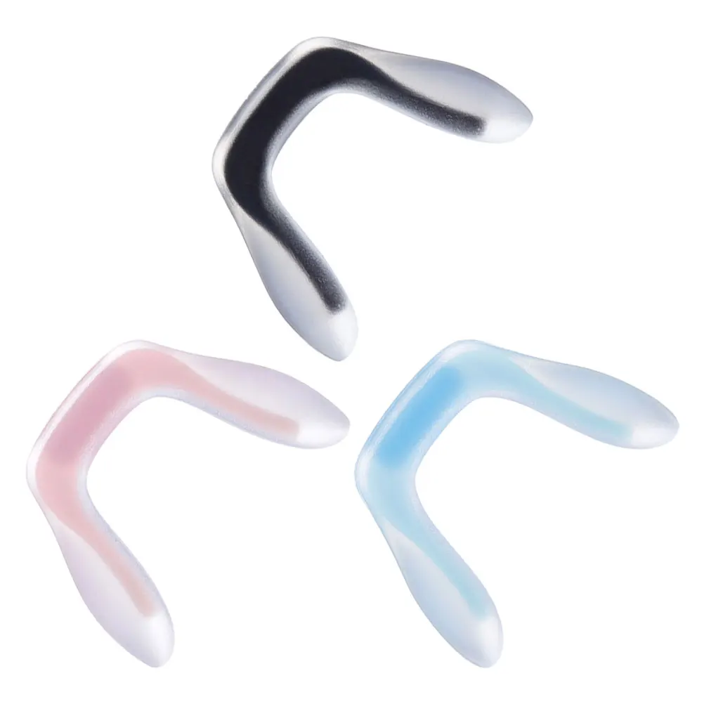 

3Pcs Soft Silicone Eyeglass Nose Pads U Shape Anti-Slip Replacement for 's Glasses No Tools Needed
