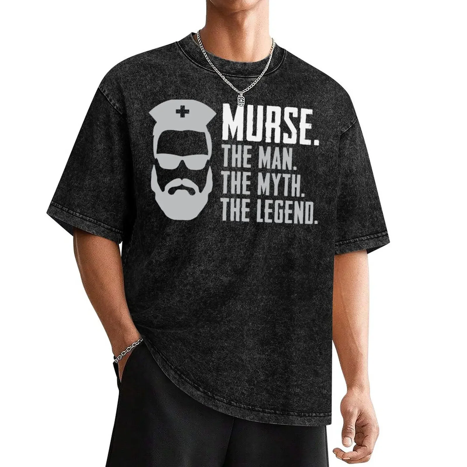 

Funny Murse Gift Male Nurse Gifts RN LPN CNA T-Shirt oversized graphic tee anime clothes designer t shirt men