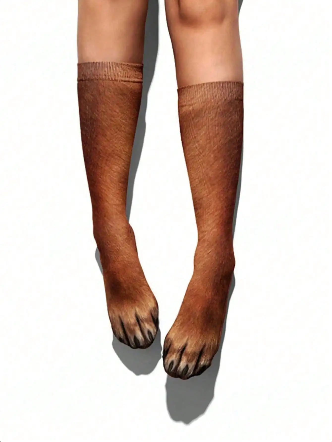 

A Pair Of 3D Printed Funny Socks, Dog Paw Socks, Valentine's Day Funny Socks, Socks to Prank Your Friends On April Fool's Day.