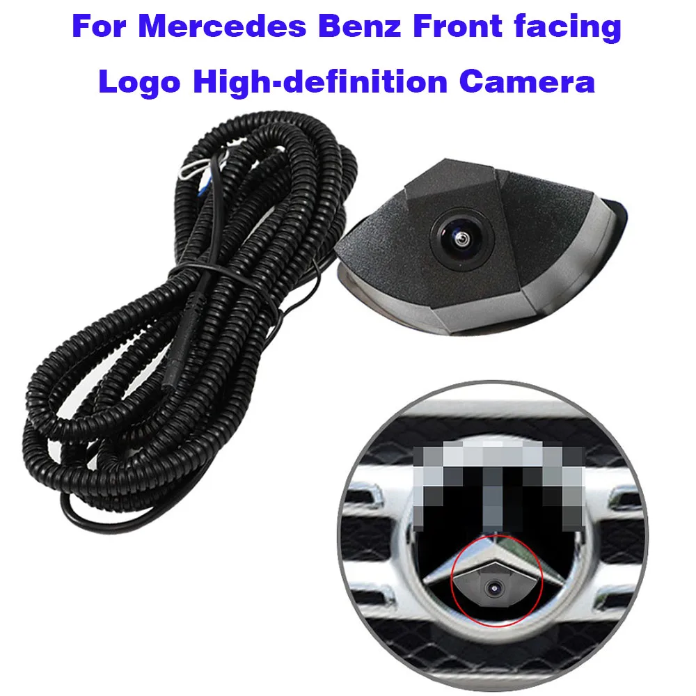 Cámara frontal AHD 1080P para Mercedes Benz ML GLK GLE C A serie W169, cámara frontal con logo, alta definición, visión nocturna